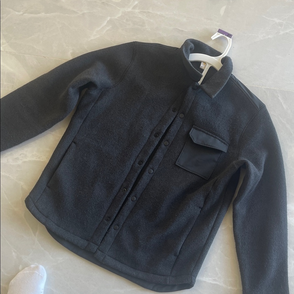 Black Button-Up Jacket